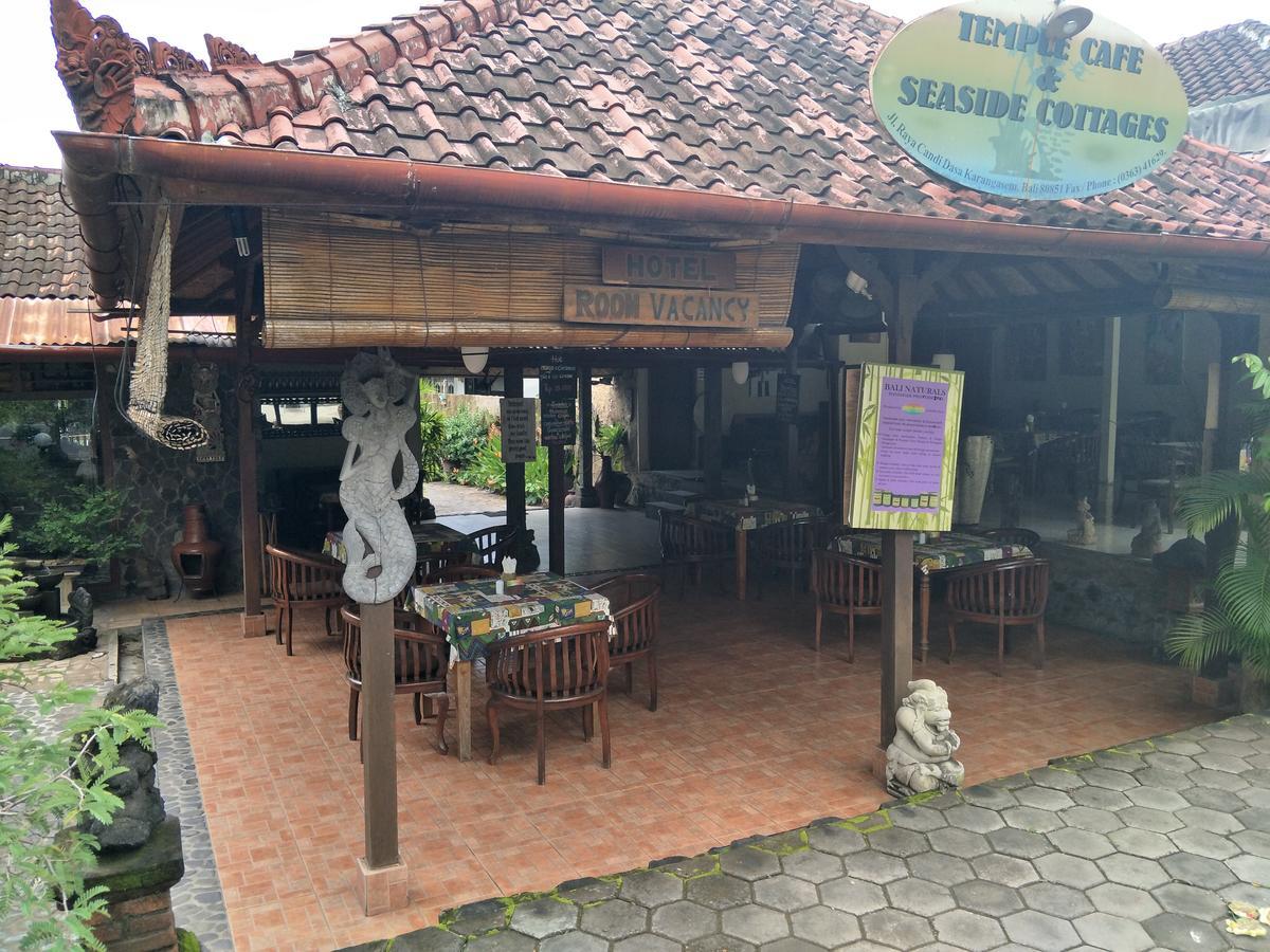 Temple Cafe & Cottages Candi Dasa  Bagian luar foto